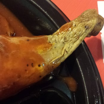 Honey Bear's BBQ - That is the end of the leg. Mmmmm Good. I have seen better looking skin on the legs of a 90 y.o. woman - Barbeque Near Me - Phoenix, Arizona