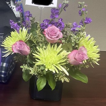 Avas Flowers - Wanna be everlasting, soothing lavender arrangement, not worth $54.99! - Florists Near Me Avas Flowers - Wanna be everlasting, soothing lavender arrangement, not worth $54.99! - Florists Near Me