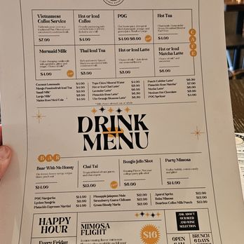 Gallivant Global Eatery - Drink menu - Breakfast & Brunch Near Me - Dover, New Hampshire