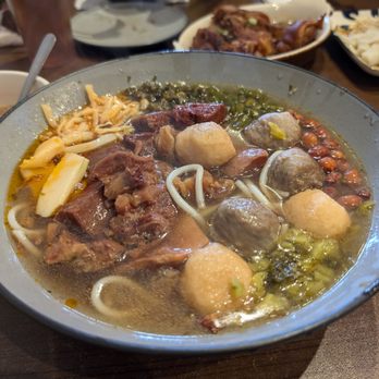 Noodle Stop - Guilin noodles with beef sirloin, beef tendons, beef balls and fishballs - Noodles Near Me - San Francisco, California