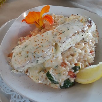 Humboldt Bay Bistro - Halibut and rissoto - New American Near Me - Eureka, California Humboldt Bay Bistro - Halibut and rissoto - New American Near Me - Eureka, California