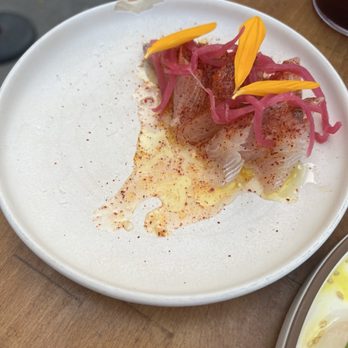 Crudo e Nudo - Hamachi crudo - Seafood Near Me - Santa Monica, California