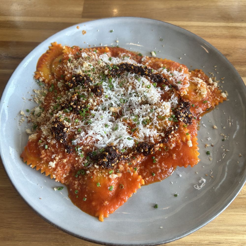 Grist - Slow roasted pork raviolini - Pasta Shops Near Me - Dayton, Ohio Grist - Slow roasted pork raviolini - Pasta Shops Near Me - Dayton, Ohio