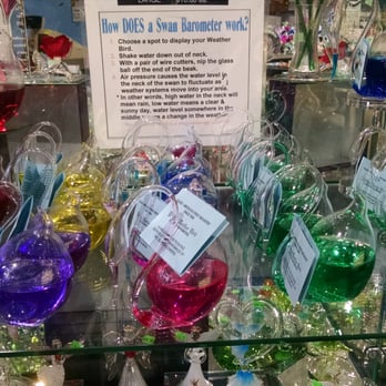 Glass Blowing Shop - The super cool swan barometer. - Glass Blowing Near Me - Dahlonega, Georgia
