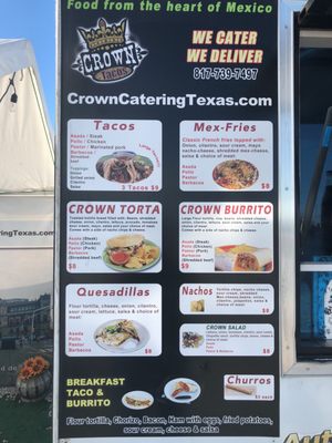 Menu photo 1 Crown Food Truck Keller, TX
