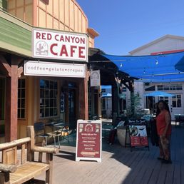 Exterior outside entrance of Red Canyon Cafe - Cafe, great coffee, excellent bagel with bacon, egg and cheese plus gelato! - Scottsdale, Arizona Exterior outside entrance of Red Canyon Cafe - Cafe, great coffee, excellent bagel with bacon, egg and cheese plus gelato! - Scottsdale, Arizona