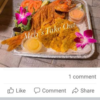 Mely’s Take Out - Fried red snapper - Puerto Rican Near Me - Buffalo, New York