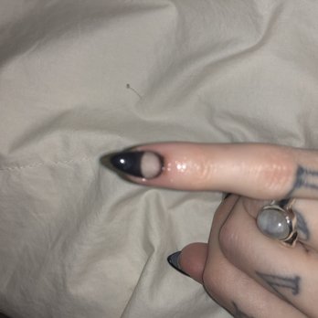 Leilani Nail Spa - My pinky all swollen - Nail Salons Near Me - Naugatuck, Connecticut