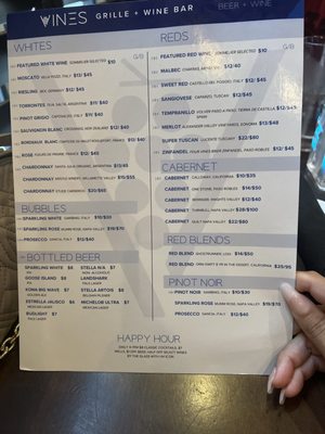 Menu photo 2 Vines by the H Sand Lake, FL Menu photo 2 Vines by the H Sand Lake, FL