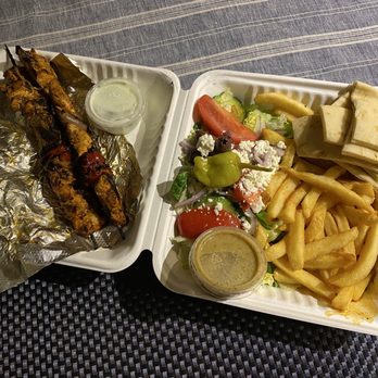 Spiro's Mediterranean Cuisine - Chicken Kabob Platter - Mediterranean Near Me - Coronado, California