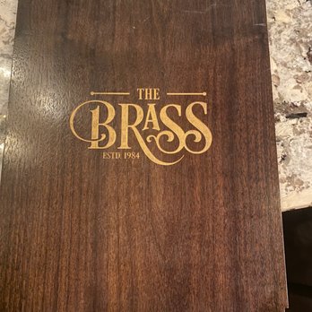 The Brass - Back of menu - I love this personalized touch! - New American Near Me - Mount Pleasant, Michigan The Brass - Back of menu - I love this personalized touch! - New American Near Me - Mount Pleasant, Michigan
