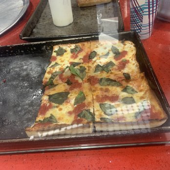 Basile’s Pizza - Sicilian slice of u want a thicker crust situation - Pizza Near Me - Jersey City, New Jersey