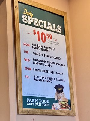 Menu photo 1 Farmer Boys Indio, CA
