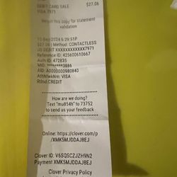 Spoons - Receipt, I tipped in cash