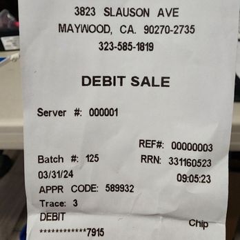 Little Mexico Chiquito - Total receipt for 2 bowls of Menudo. - Mexican Near Me - Maywood, California