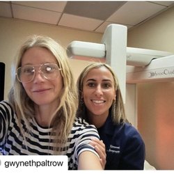 SonoBreasts - Gwyneth Paltrow getting her annual SonoCine