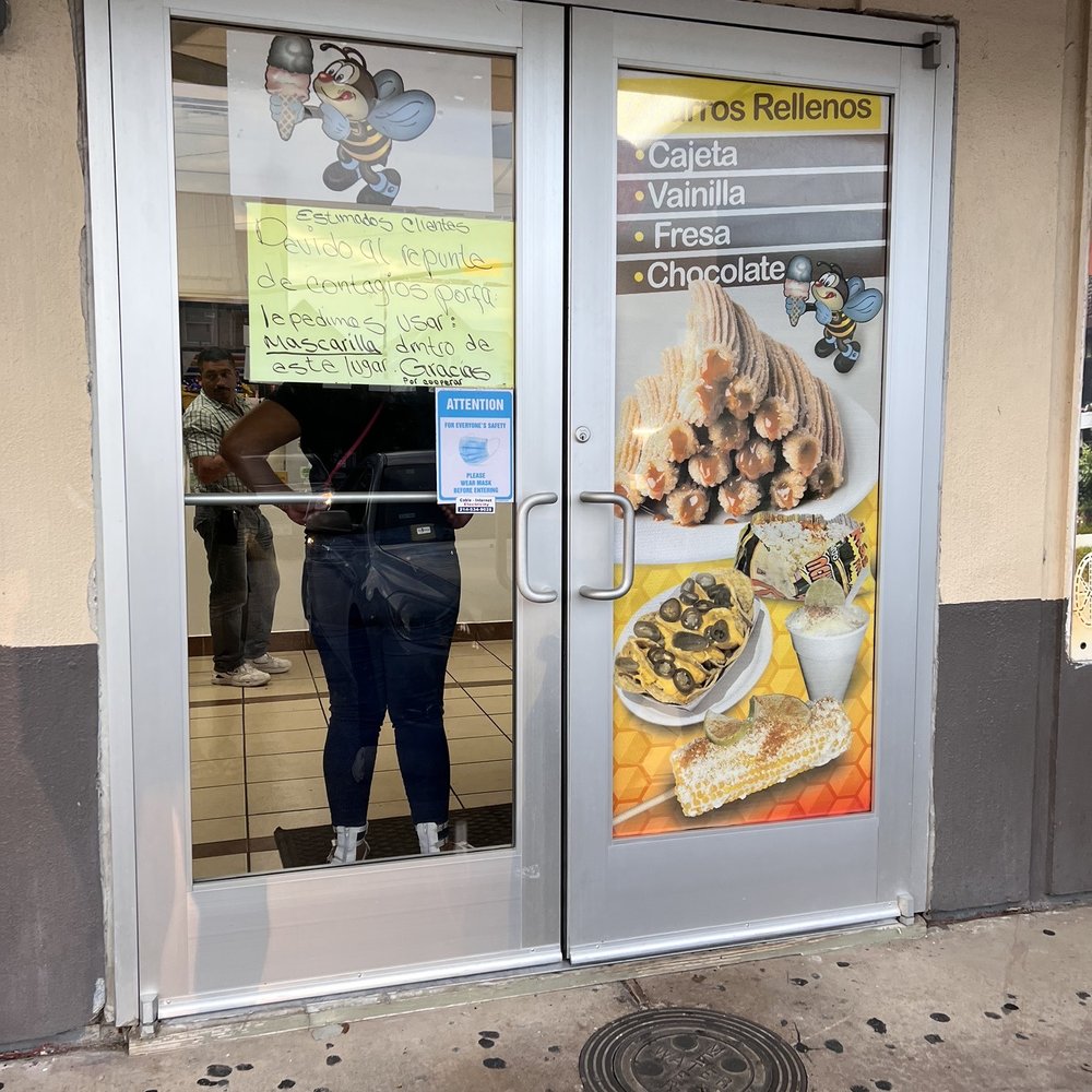 La Abejita Ice Cream - the door to a restaurant - Ice Cream & Frozen Yogurt Near Me - Plano, Texas La Abejita Ice Cream - the door to a restaurant - Ice Cream & Frozen Yogurt Near Me - Plano, Texas