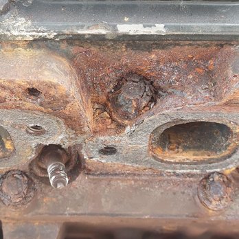 Complete Marine - Invoice states and charged for the bolts to be cut off to remove the head where water was found in the cylinders. Never touched. - Boat Dealers Near Me - Pompano Beach, Florida