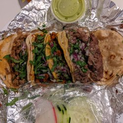 Tacos Sinaloa - Asada + Al Pastor + Cabeza tacos