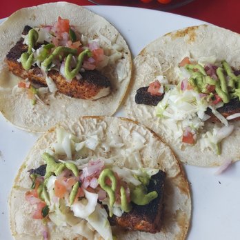 Blue Water Grille - Fish tacos, blackened - Seafood Near Me - Silver Point, Tennessee