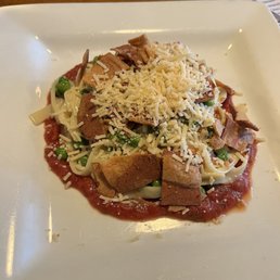 Flat River Grill - Vegan carbonara - salads, food - New American Near Me - Lowell, Michigan