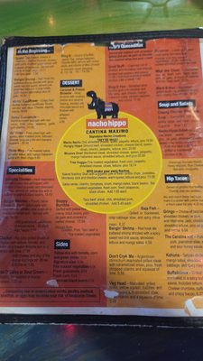 Menu photo 1 Nacho Hippo Myrtle Beach, SC