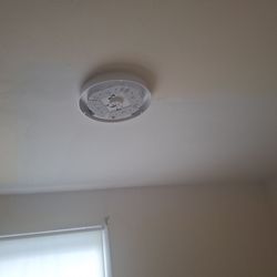 We Fix It All Handyman Work Services - Replaced sheetrock and taped ( white area)