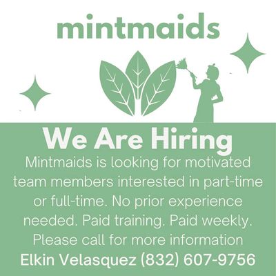 Now Hiring - We are now hiring motivated team members interested in part-time and full-time positions. No prior experience needed with paid training. Please call or text us for more information. Now Hiring - We are now hiring motivated team members interested in part-time and full-time positions. No prior experience needed with paid training. Please call or text us for more information.