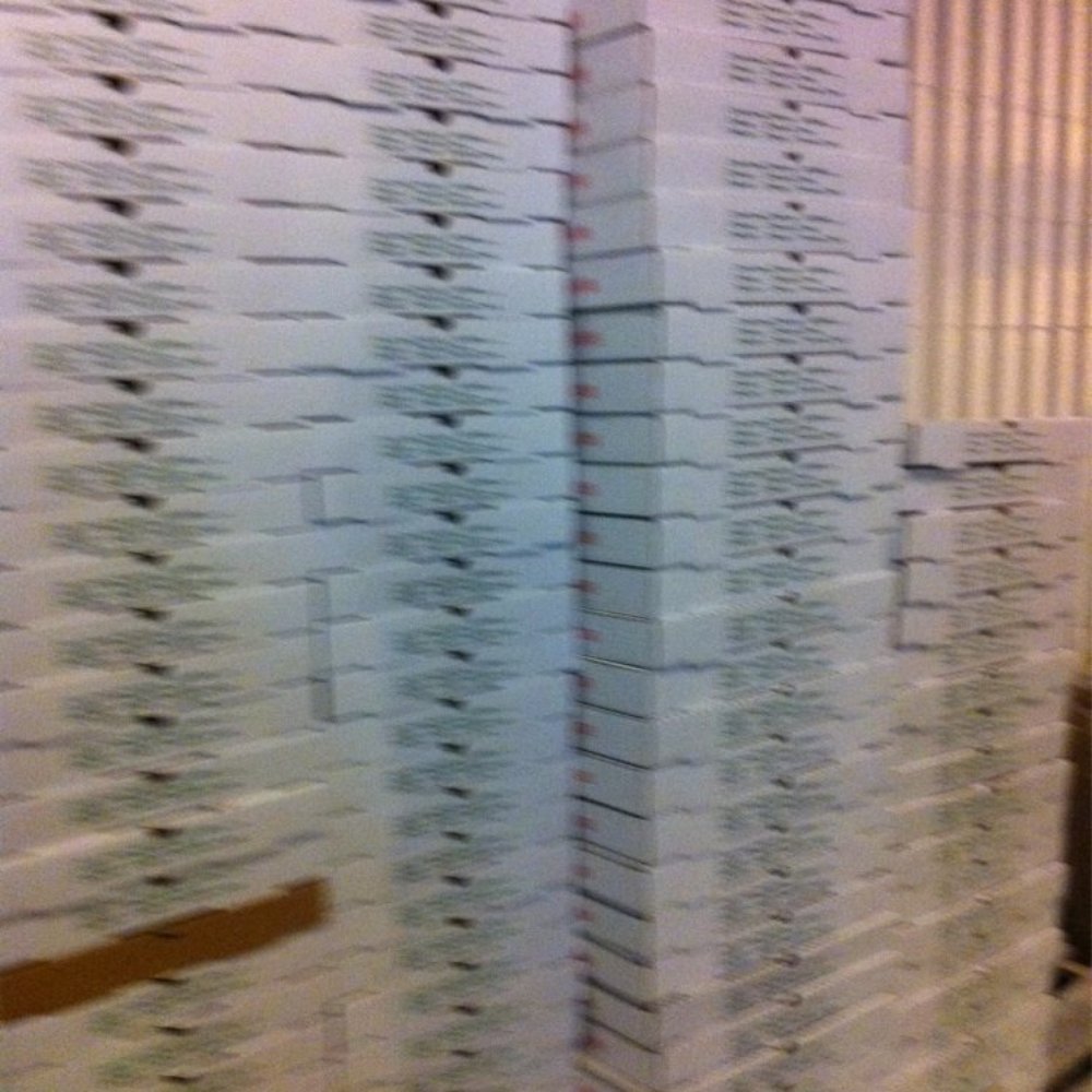 Fonta's Pizza - Pizza boxes assembled & stacked near the entrance of Fonta's - Pizza Near Me - Greeley, Colorado Fonta's Pizza - Pizza boxes assembled & stacked near the entrance of Fonta's - Pizza Near Me - Greeley, Colorado