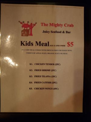 Menu photo 1 The Mighty Crab Monroe, LA Menu photo 1 The Mighty Crab Monroe, LA