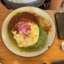 Origo - Eggs on nopal tortilla