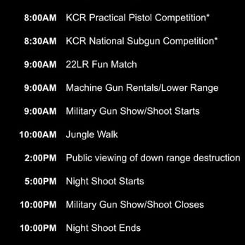 Knob Creek Gun Range - Just an idea of the festivities. - Gun/Rifle Ranges Near Me - West Point, Kentucky