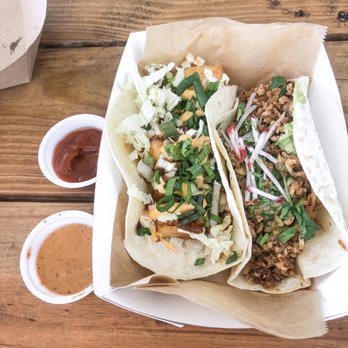 Osprey Tacos - Crispy tofu taco along with a San Diego taco with soy meat instead of regular! - Tex-Mex Near Me - Saint Augustine, Florida Osprey Tacos - Crispy tofu taco along with a San Diego taco with soy meat instead of regular! - Tex-Mex Near Me - Saint Augustine, Florida