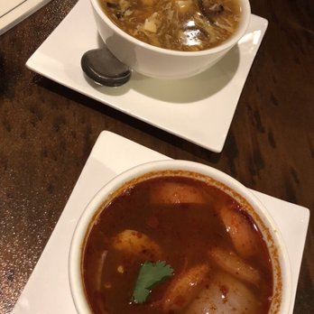 Ryce Asian Bistro - Tom yam (bottom) and hot and sour (top) - Thai Near Me - Crested Butte, Colorado Ryce Asian Bistro - Tom yam (bottom) and hot and sour (top) - Thai Near Me - Crested Butte, Colorado