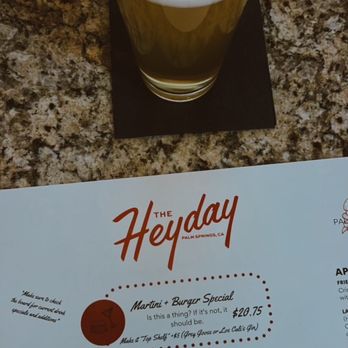 The Heyday - Burgers Near Me - Palm Springs, California The Heyday - Burgers Near Me - Palm Springs, California