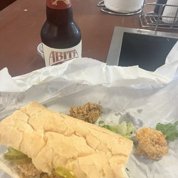Bon Temps Poboys - Who Dat Po Boy - 1/2 shrimp 1/2 oyster - Meat Shops Near Me - Orange Beach, Alabama Bon Temps Poboys - Who Dat Po Boy - 1/2 shrimp 1/2 oyster - Meat Shops Near Me - Orange Beach, Alabama