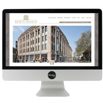 GlückAuf Design - Neue Internetseite für das Kortumhaus durch die Bochumer Werbeagentur GlückAuf Design - Web Design Near Me - Bochum, NW
