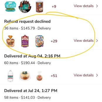 Tom Thumb - Proof of purchases and request denial - Grocery Near Me - Arlington, Texas Tom Thumb - Proof of purchases and request denial - Grocery Near Me - Arlington, Texas