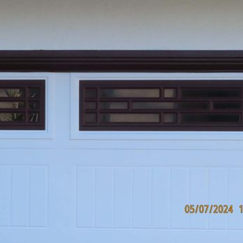 Enviro Tech Constructors - Wood front door and garage also painted Alabaster (white). The Rojo Marron (Brown) really kicks up the look of the garage a few notches. - Windows Installation Near Me - Westminster, California