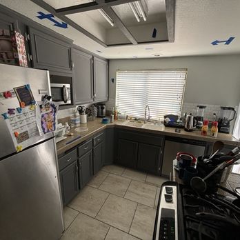 AP Restoration - This was the kitchen area before all countertops, drywall, and flooring were removed - Damage Restoration Near Me AP Restoration - This was the kitchen area before all countertops, drywall, and flooring were removed - Damage Restoration Near Me