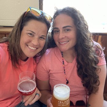 Valentina’s Pizza - My wife and I enjoying a beer! - Pizza Near Me - Kailua, Hawaii