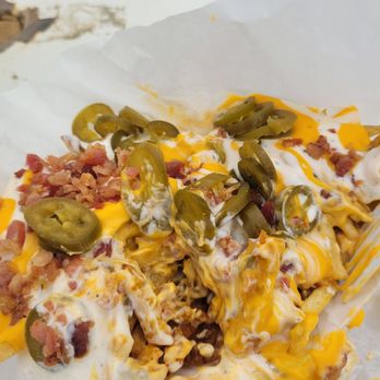 Truck Yard - Loaded jalapeño fries with bacon - Beer Gardens Near Me - The Colony, Texas