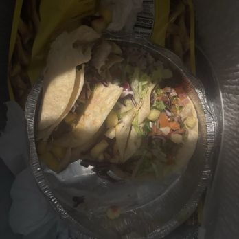 Grand Hacienda - Fish tacos in the trash - Mexican Near Me - Clearwater, Florida
