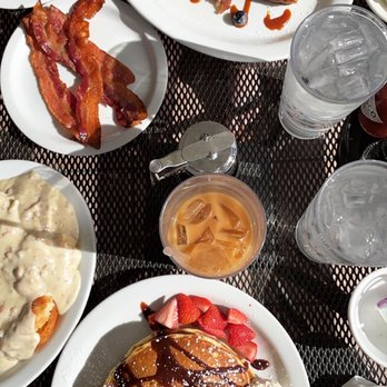 Max's Table - Nutella pancakes , half order of biscuits and gravy , crunchy French toast , home fries - Breakfast & Brunch Near Me - Osprey, Florida