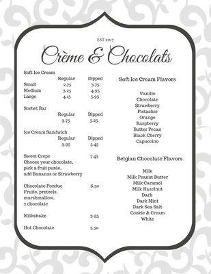 Menu photo 7 Crème & Chocolats Mesa, AZ