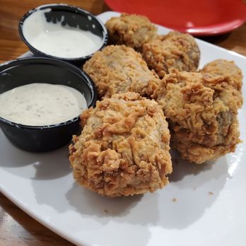 Judice's Cajun Cafe - Spicy boudin balls with spicy ranch! Delicious! - Cajun/Creole Near Me - Bridge City, Texas