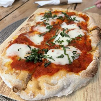 Vitaly Caffé - Margarita Flatbread pizza - Italian Near Me - Costa Mesa, California Vitaly Caffé - Margarita Flatbread pizza - Italian Near Me - Costa Mesa, California