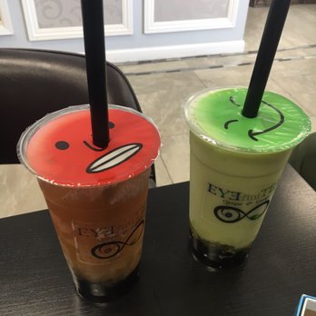 EYEfiniTEA Optique & Lounge - Spring it On (left) and Matcha Matcha Man. Love the lids! - Eyewear & Opticians Near Me - Morgan Hill, California