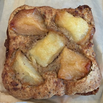 Manresa Bread - the "bostock" croissant-bread with baked pears - Bakeries Near Me - Los Gatos, California Manresa Bread - the "bostock" croissant-bread with baked pears - Bakeries Near Me - Los Gatos, California