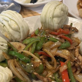 MyeongDong Ja Jang - Stir Fried Shredded Pork with Bell Pepper - Korean Near Me - Pleasanton, California MyeongDong Ja Jang - Stir Fried Shredded Pork with Bell Pepper - Korean Near Me - Pleasanton, California